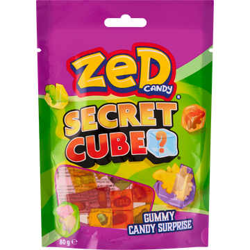 Zed Candy Secret Cube Gummy Candy Surprise 80 g