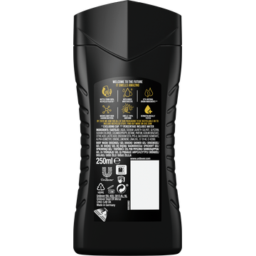 AXE 3-in-1 Douchegel Black 3 x 250 ml