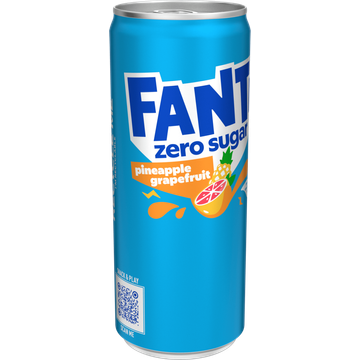 Fanta Zero Sugar Pineapple Grapefruit 250 ml