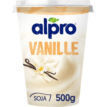 Alpro Plantaardige Variatie Op Yoghurt Vanille 500g