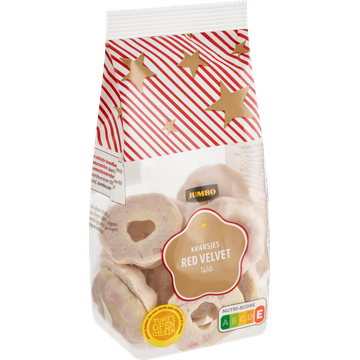 Jumbo Kransjes Red Velvet Wit 150 g