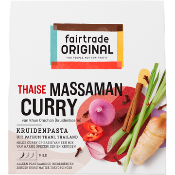 Fairtrade Original Thaise Massaman Curry Kruidenpasta 70 g