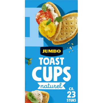 Jumbo Toast Cups Naturel 130 g