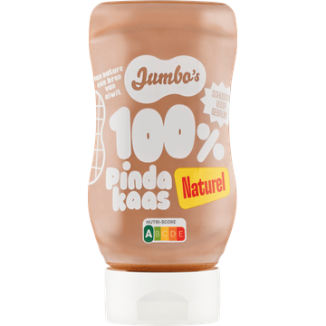 Jumbo's 100% Pindakaas Naturel 300 g