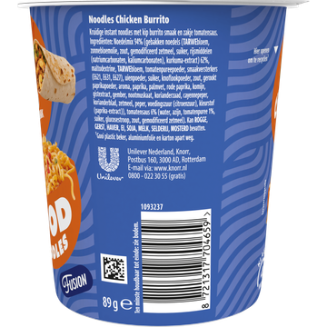 Knorr Good Noodles Fusion Chicken Burrito 89g