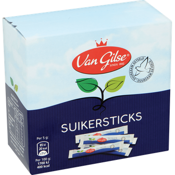 Van Gilse Kristalsuiker Sticks 250 g