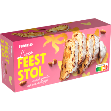 Jumbo Luxe Feeststol met Amandelspijs 750 g