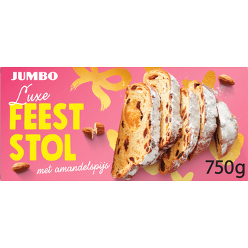 Jumbo Luxe Feeststol met Amandelspijs 750 g