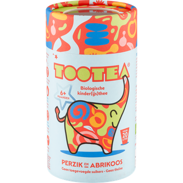 TooTea Biologische Kinder(ijs)thee Perzik en Abrikoos 6+ Maanden 100 g