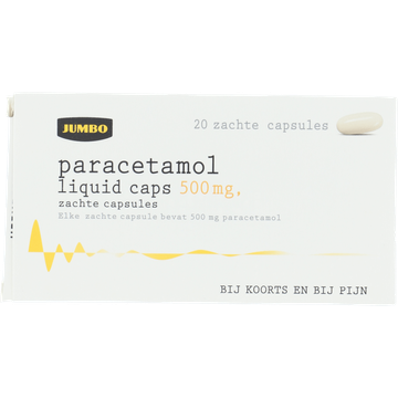 Jumbo Paracetamol liquid caps 500mg