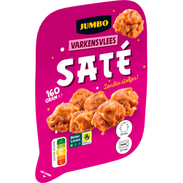 Jumbo Varkensvlees Saté 160 g