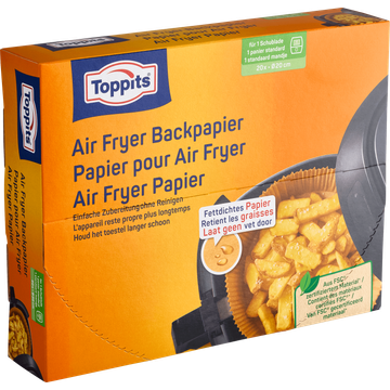 Toppits Air Fryer Papier ø20 cm 20 Stuks