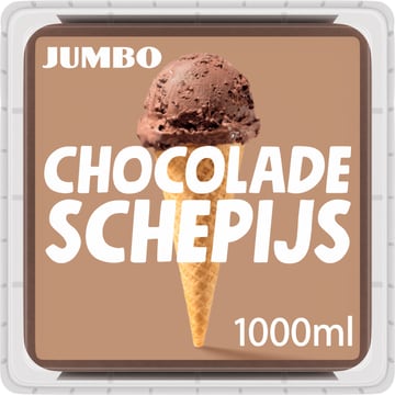 Jumbo Chocolade Schepijs 1L