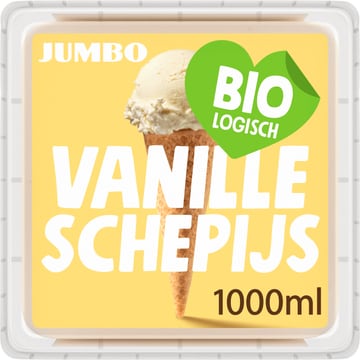 Jumbo Biologisch Vanille Schepijs 1L
