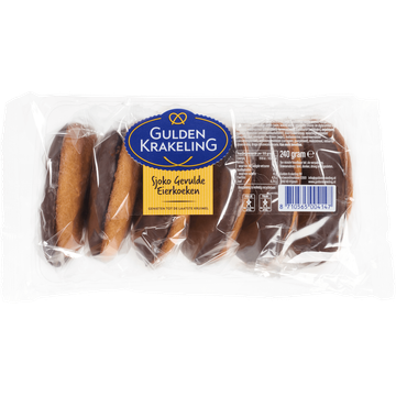 Gulden Krakeling Choco Gevulde Eierkoeken 240 g