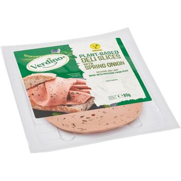 Verdino Plant-Based Deli Slices with Spring Onion 80 g