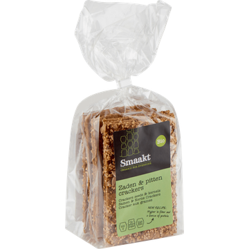 Smaakt Bio Zaden & Pitten Crackers 200 g