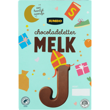 Jumbo Chocoladeletter Melk J 160 g
