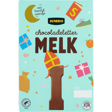 Jumbo Chocoladeletter Melk I 160 g