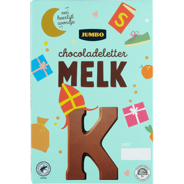Jumbo Chocoladeletter Melk K 160 g