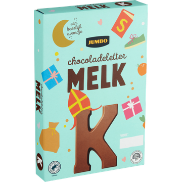 Jumbo Chocoladeletter Melk K 160 g