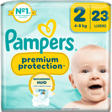Pampers Premium Protection Maat 2, 23 Luiers