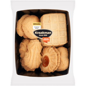 Kraakman Roomboter Koekjes Assorti 14 Stuks