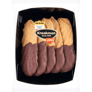 Kraakman Roomboter Sprits met Chocolade 5 Stuks