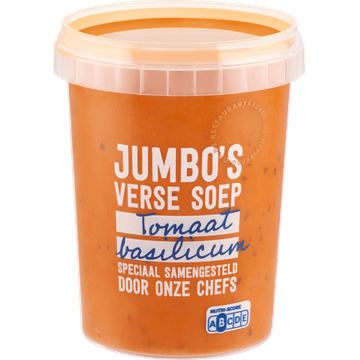 Jumbo's Verse Soep Tomaat Basilicum 500 g