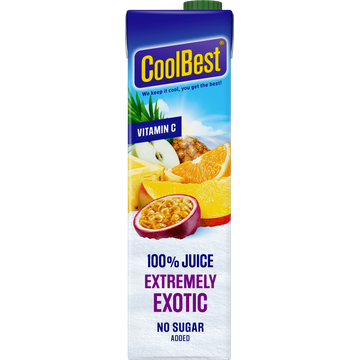 CoolBest 100% juice Extremely Exotic 1 L