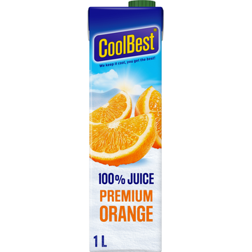 CoolBest 100% Juice Premium Orange 1 L