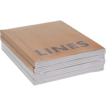 HEMA A5 schrift 3x Lijntjes 40 vel Kraft