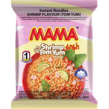 Mama Oosterse Stijl Instant Noedels Garnalen-Tom Yum-Smaak 60 g