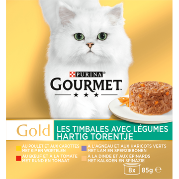 Gourmet Gold Hartig Torentje Mix Kattenvoer nat