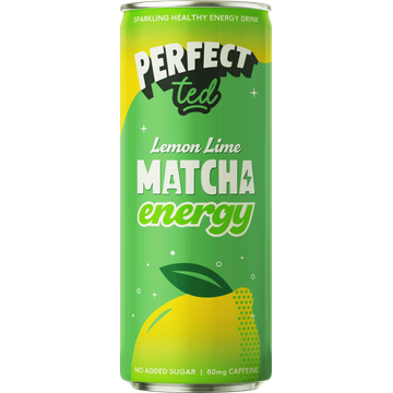 PerfectTed Matcha Energy Lemon Lime 250ML
