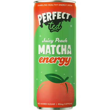 PerfectTed Matcha Energy Juicy Peach 250ML