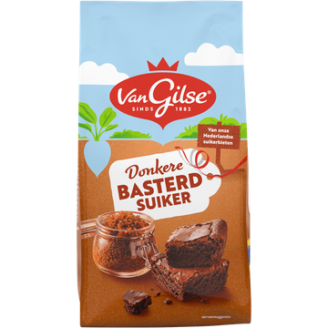 Van Gilse Donkere Basterdsuiker 600 g
