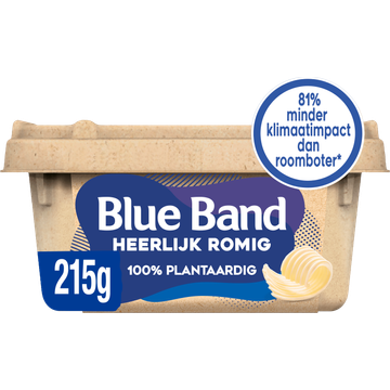 Blue Band Heerlijk Romig 215g in papieren kuip