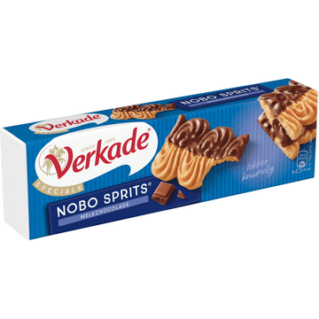 Verkade Specials Nobo Sprits koek melkchocolade 150 g
