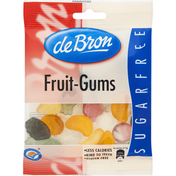 De Bron Fruit-Gums Suikervrij 100 g