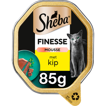 Sheba Finesse Mousse met Kip 85 g