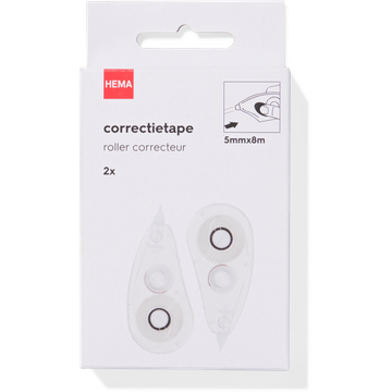 HEMA Correctietape 5mmx8m 2 Stuks