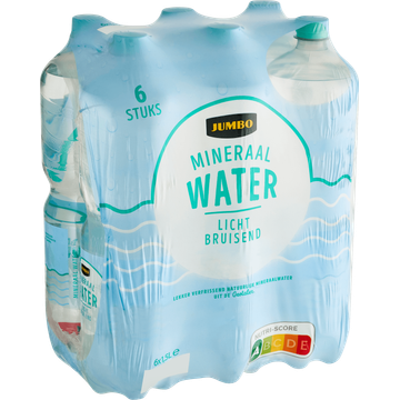 Jumbo Mineraalwater Licht Bruisend 6 x 1,5 L
