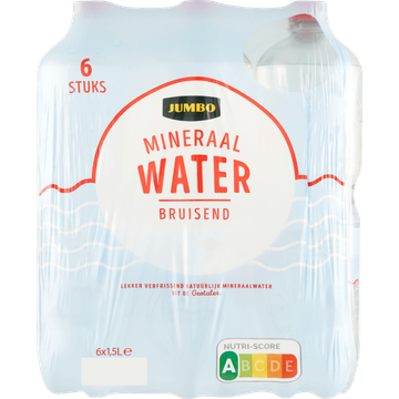 Jumbo Mineraalwater Bruisend 6 x 1,5 L