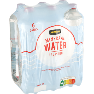 Jumbo Mineraalwater Bruisend 6 x 1,5 L
