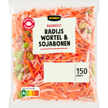 Jumbo Rauwkost Radijs Wortel & Sojabonen 150 g