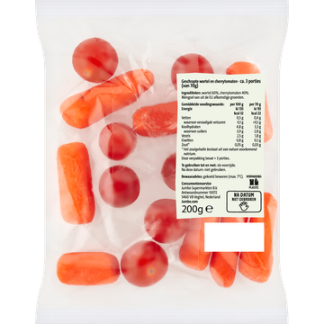 Jumbo Snack Wortel & Tomaat 200 g