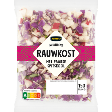 Jumbo Aziatische Rauwkost met Paarse Spitskool 150 g