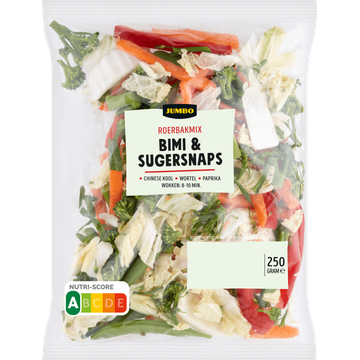 Jumbo Roerbakmix Bimi & Sugersnaps 250 g