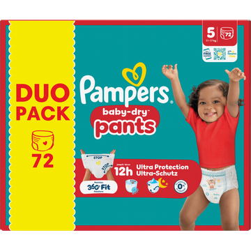 Pampers Baby-Dry Pants Maat 5, 72 Luierbroekjes